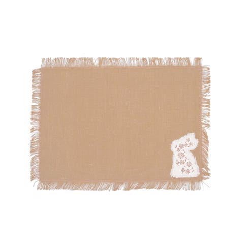 Easter Burlap Bunny Placemat