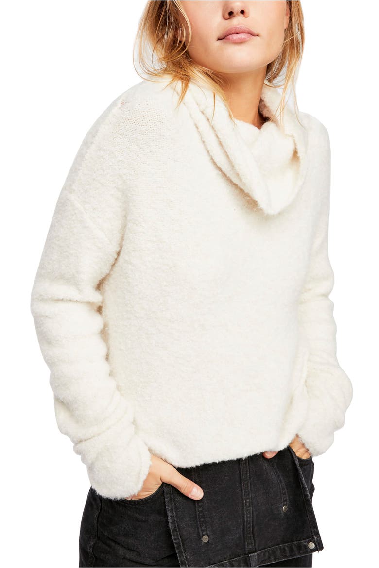 Stormy Cowl Neck Sweater, Main, color, NEUTRAL