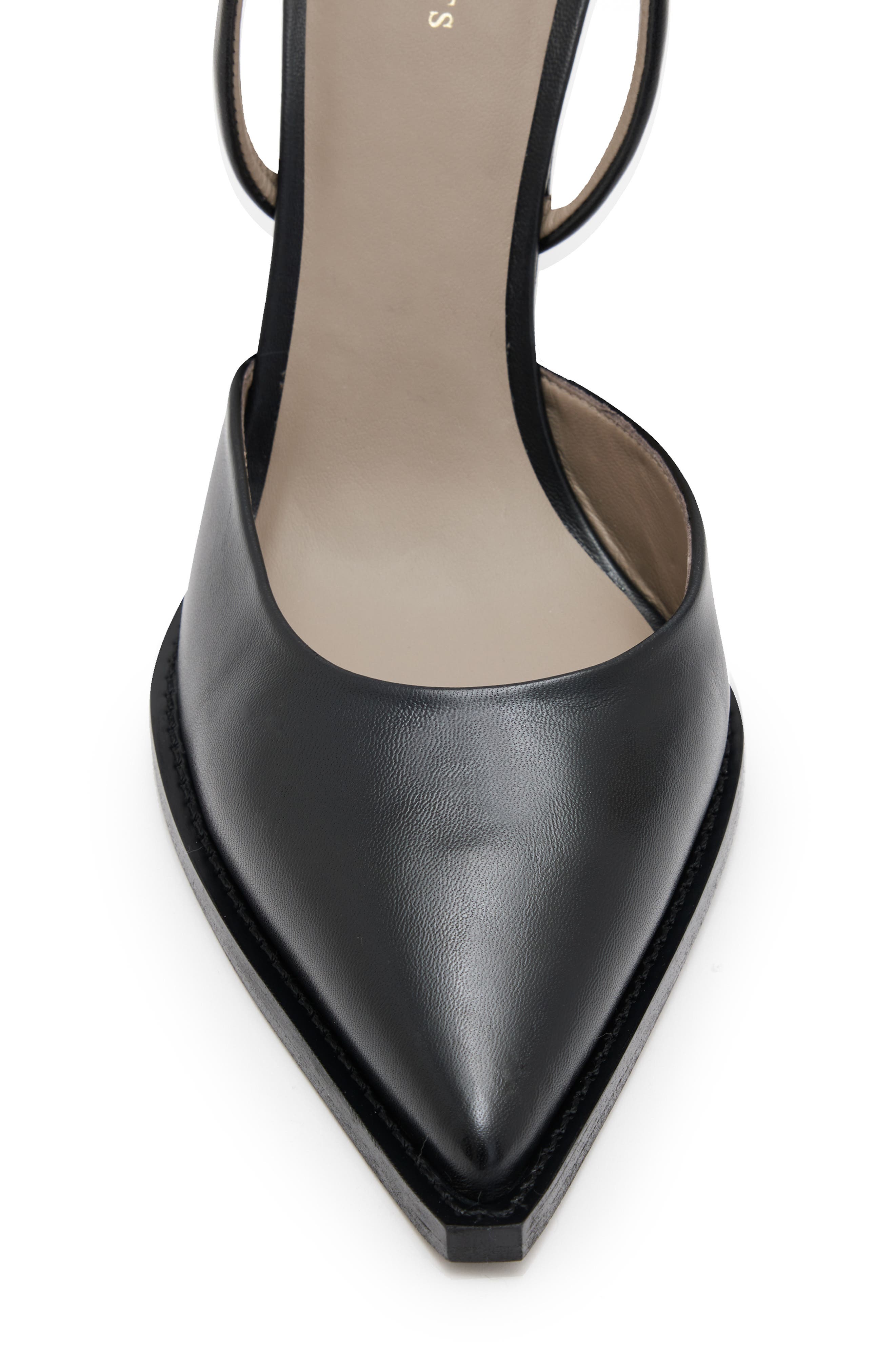 AllSaints Lily Slingback Pointed Toe Pump, Alternate, color, 