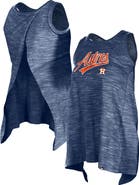New Era Women's New Era Navy Houston Astros Space-Dye Active Tank Top