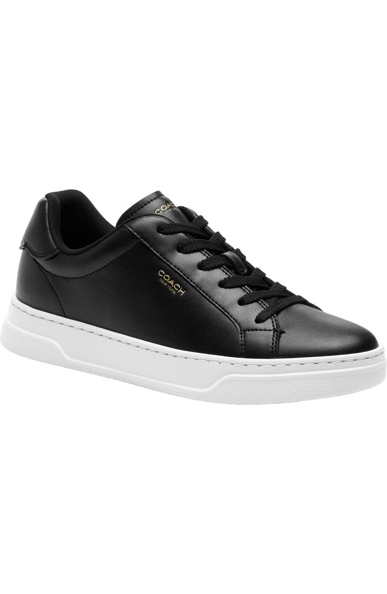 COACH High Line Sneaker, Main, color, Black/ Optic White