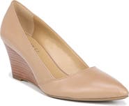 Franco Sarto Frankie Leather Wedge Pump
