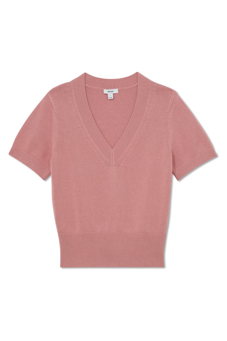 Valerie Cotton & Wool Sweater, Alternate, color, PINK