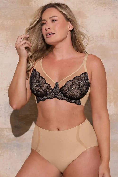 Shapellx Supportive Unlined Lace Underwired Bra