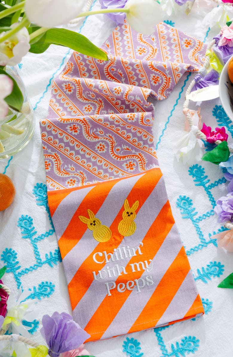 Furbish Peeps Dish Towel, Alternate, color, Peeps