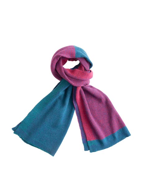 Cashmere Merino Ultra-Soft Marled Knit Scarf