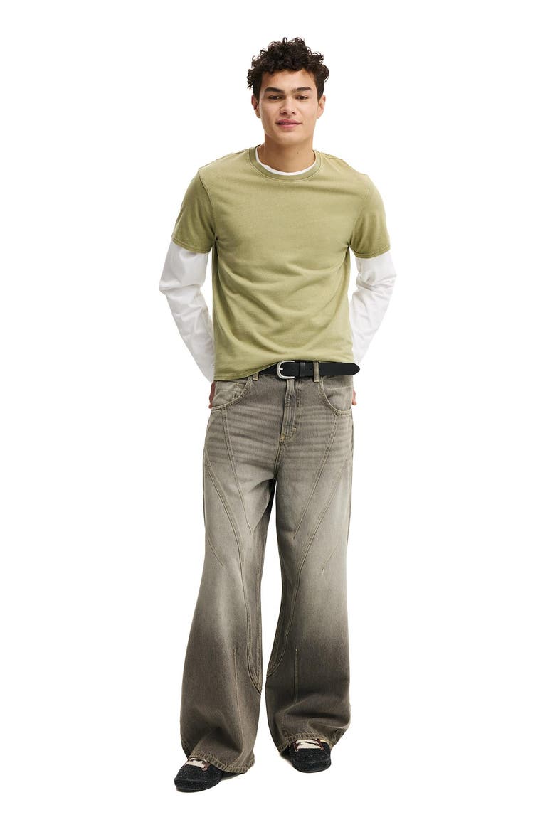 Men's Baby T-Shirt, Alternate, color, Blair Green Wash