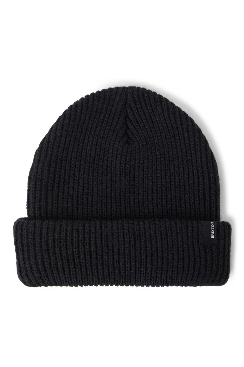 Chunky Heist Beanie, Main, color, BLACK