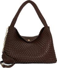 Dune London Deliberate L Woven Shoulder Bag