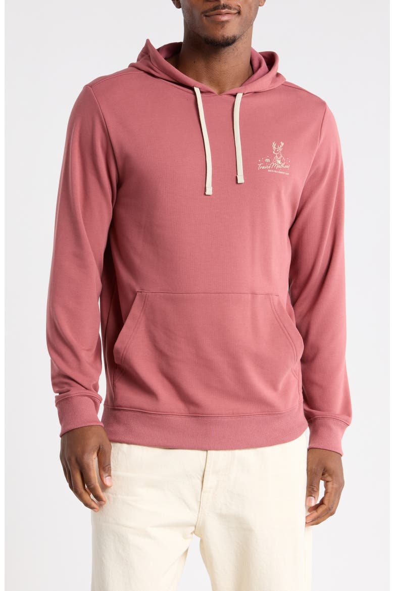 Snowscape Cloud Graphic Hoodie, Main, color, ROAN ROUGE