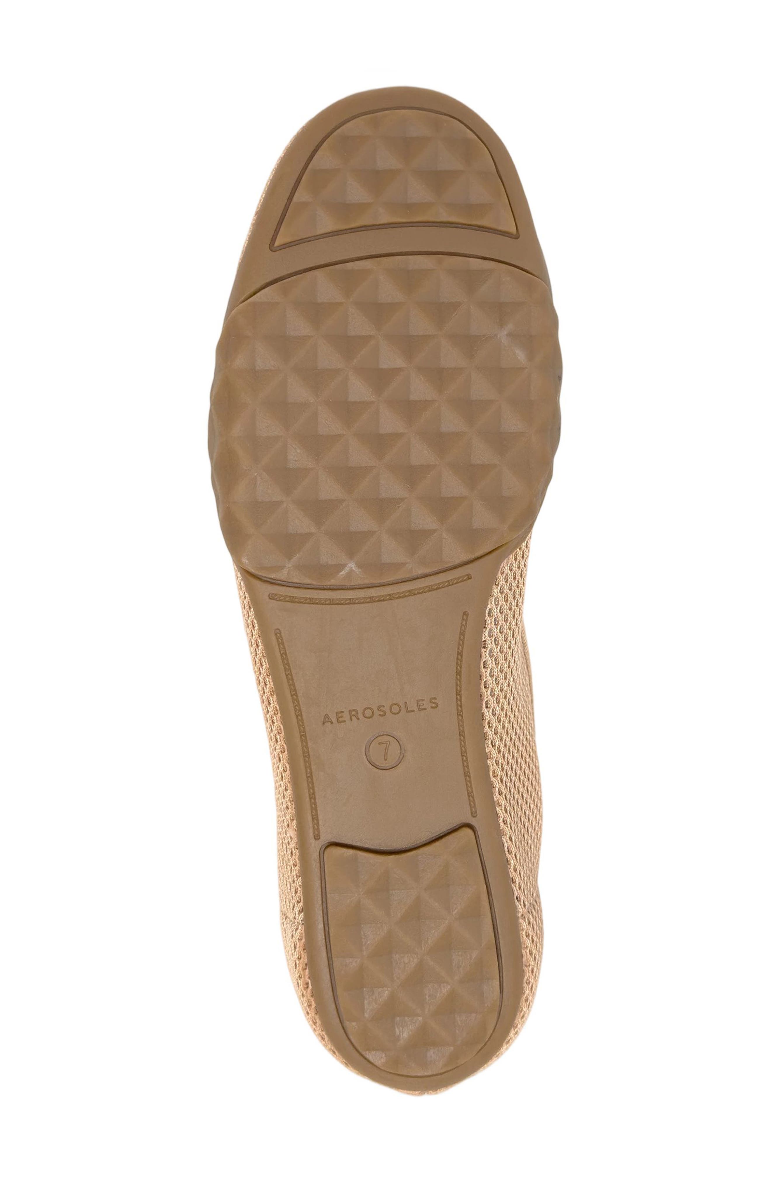 Onyx Mesh Ballet Flat, Alternate, color, BEIGE BISQUE