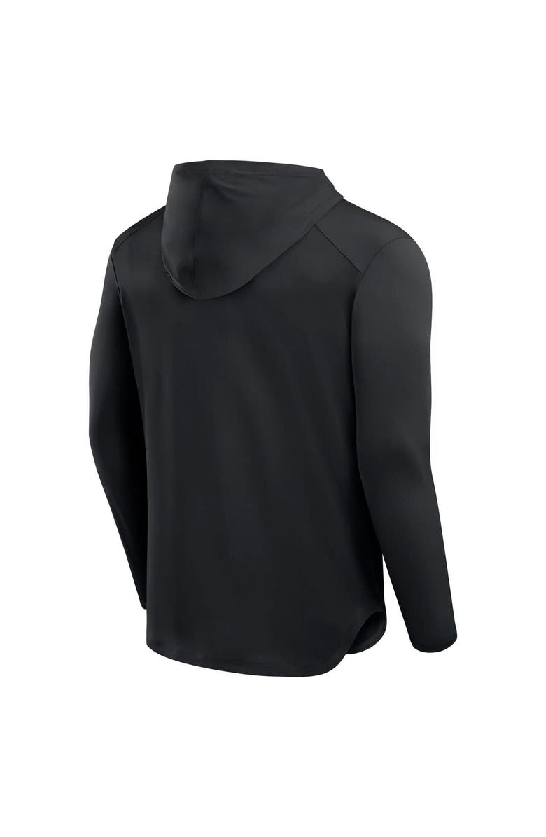 FANATICS Men's Fanatics Black San Diego Padres Front Office Power Mono Long Sleeve Hoodie T-Shirt, Alternate, color, Black