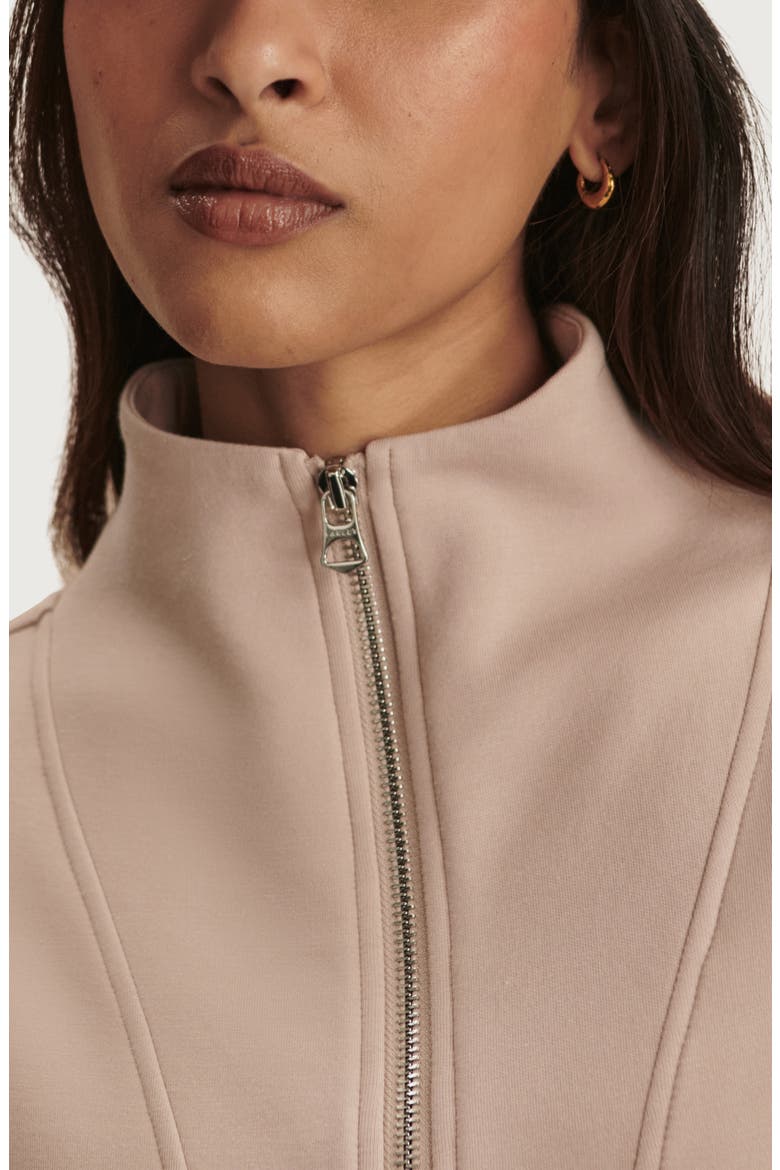 Arlene Zip-Up Fleece Jacket, Alternate, color, MUSHROOM