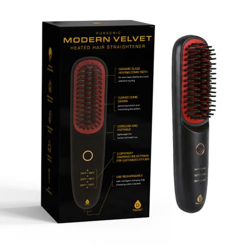 Modern Velvet Heated Hair Straightener