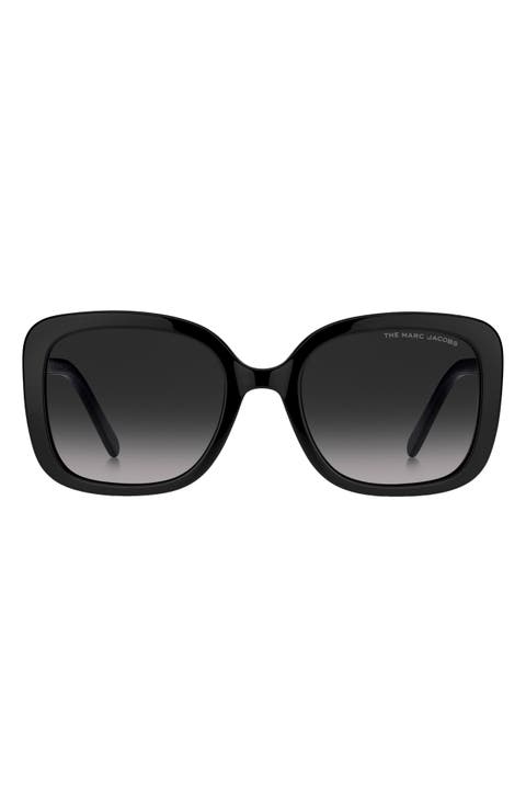54mm Gradient Square Sunglasses