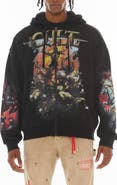 Cult of Individuality Horseman Full Zip Graphic Hoodie