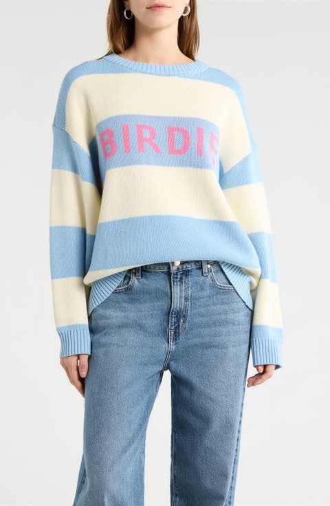 Golf Birdie Stripe Sweater