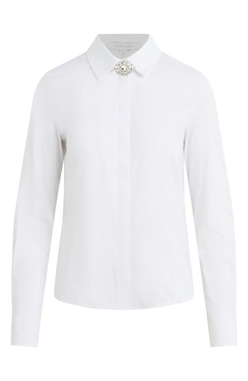 Favorite Daughter The Darling Embellished Shirt In White