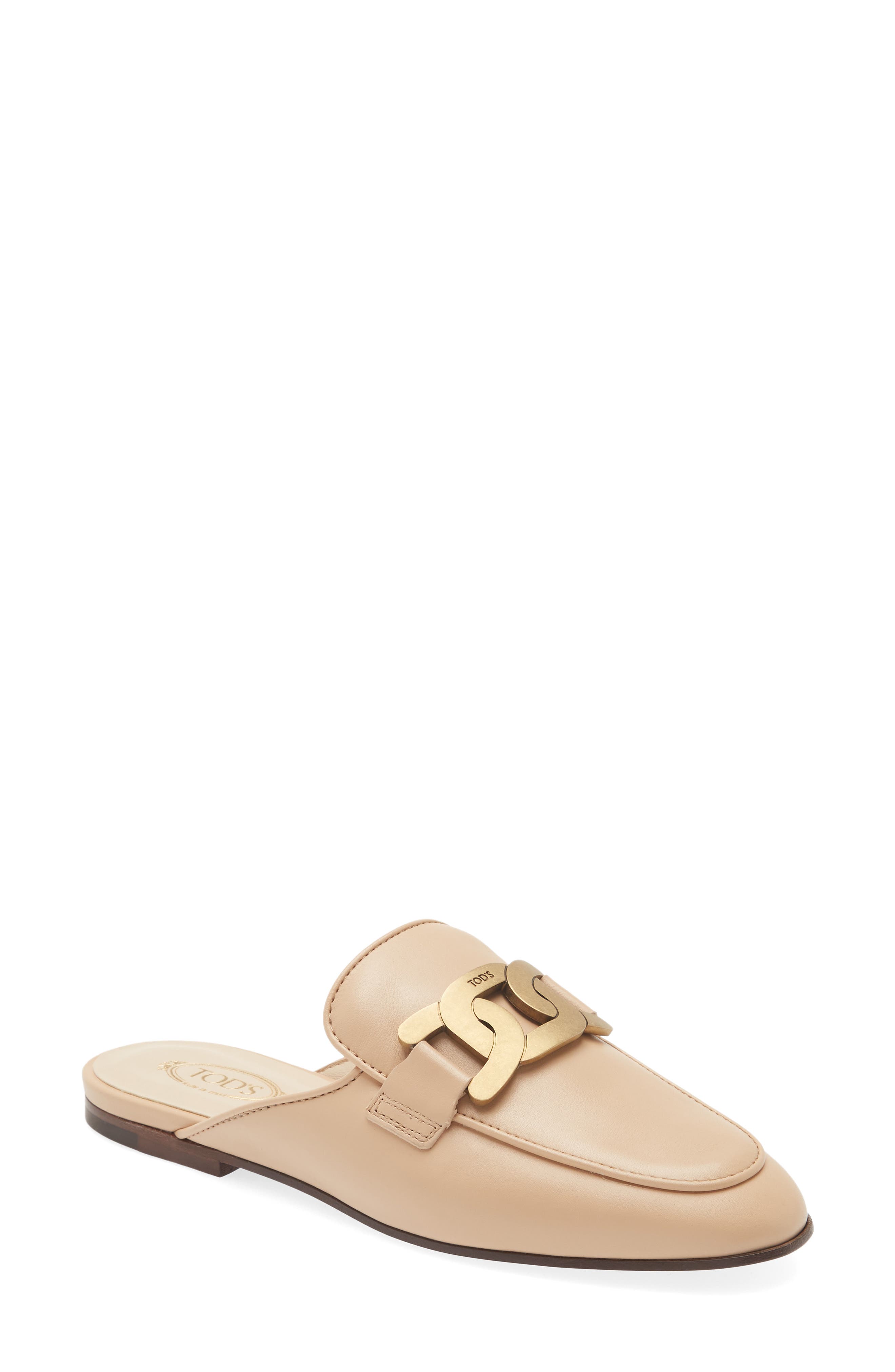 Tod's Kate Chain Loafer Mule, Main, color, 