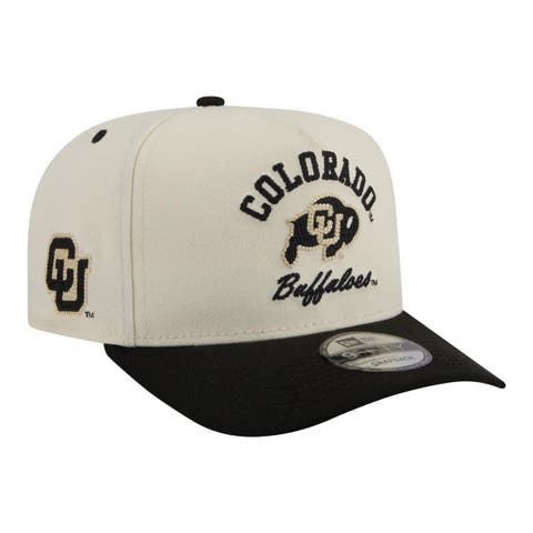 Men's New Era  Cream/Black Colorado Buffaloes Two-Tone Arched 9FIFTY Snapback Hat