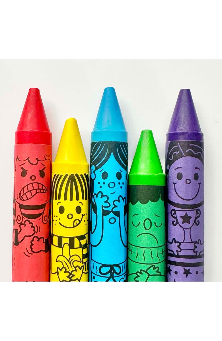 BRIGHT STRIPES House of Crayons Coloring Book Set, Alternate, color,