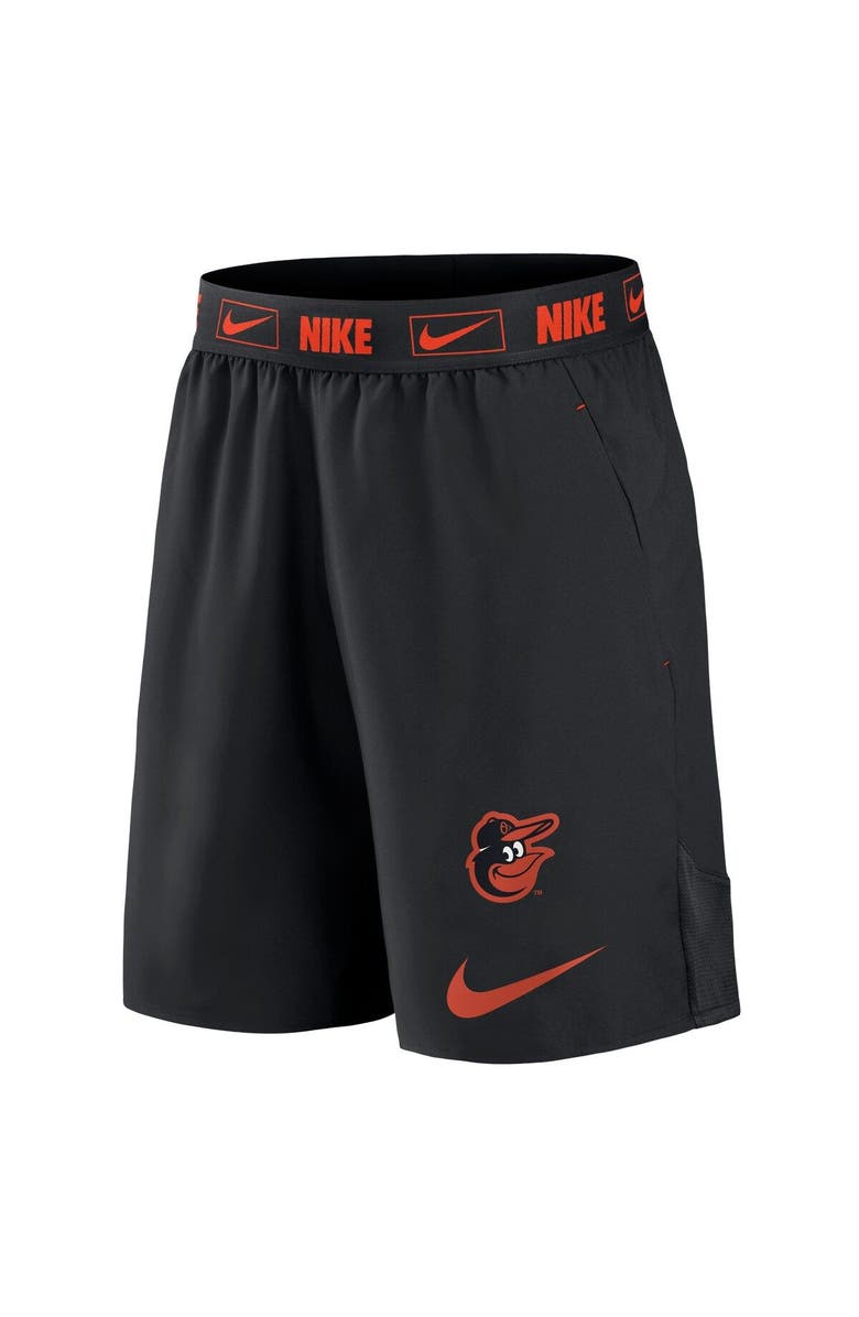 Nike Men's Nike Black Baltimore Orioles Primetime Logo Performance Shorts, Alternate, color,