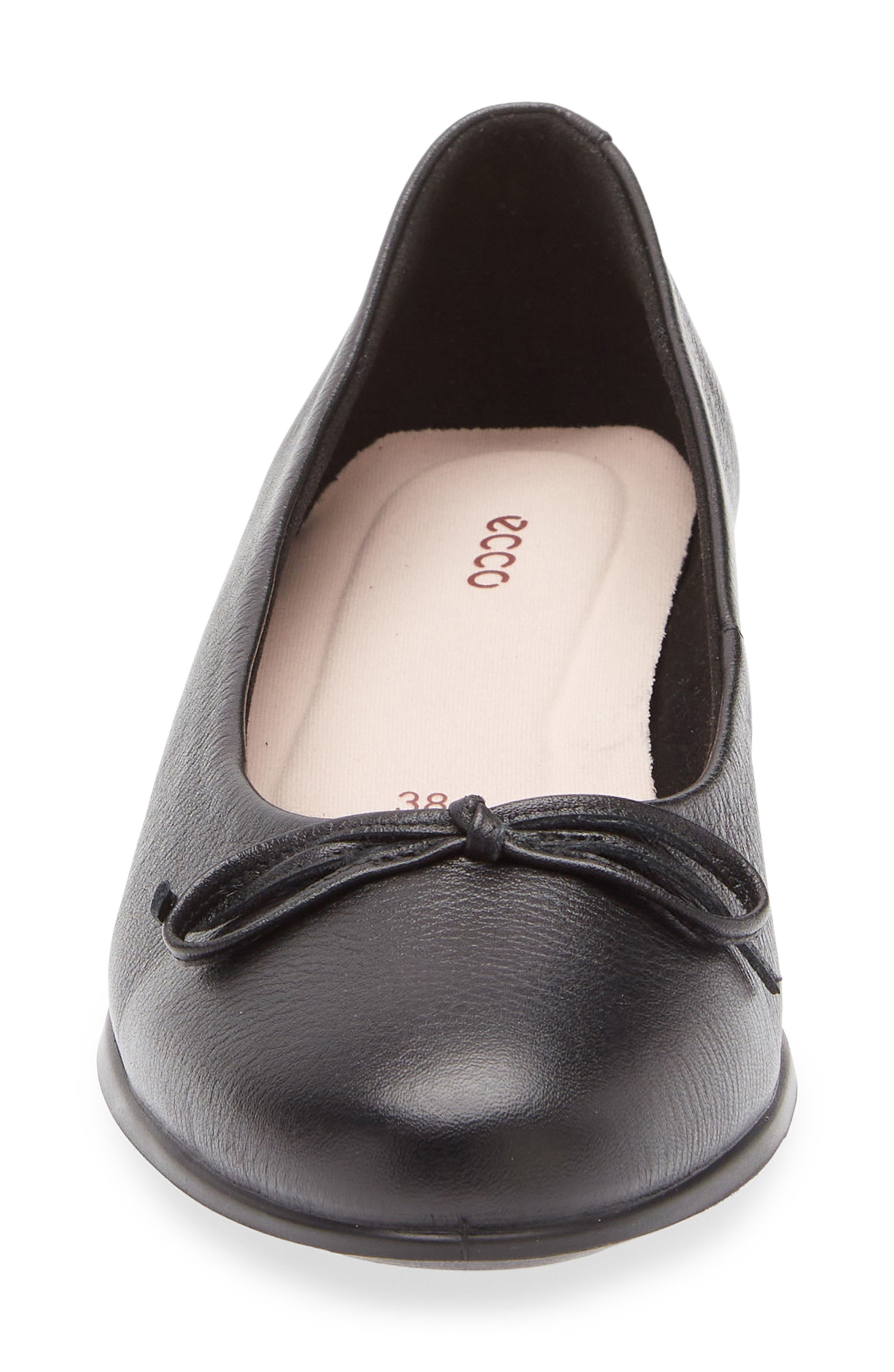 ECCO Touch Ballerina 2.0 Flat, Alternate, color, 11001Black