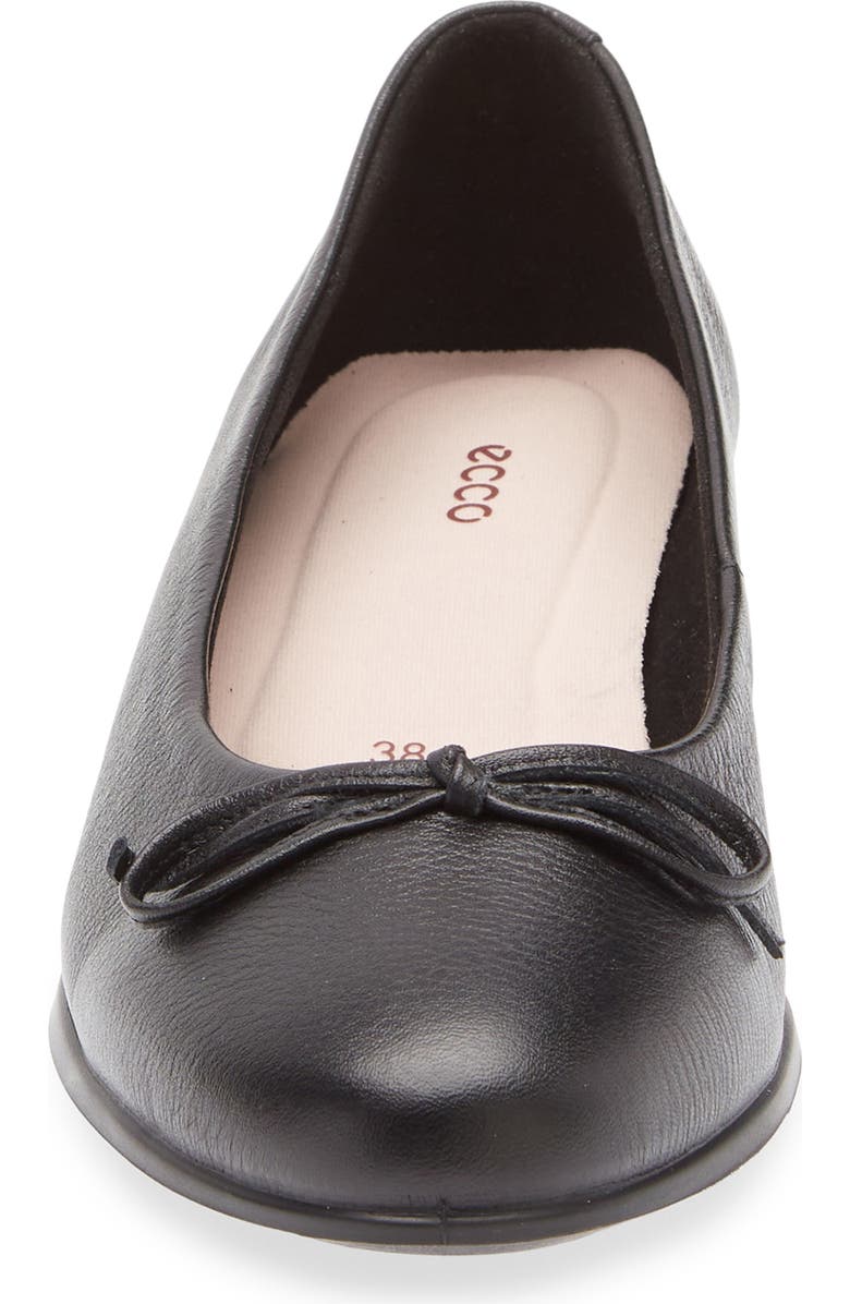 ECCO Touch Ballerina 2.0 Flat, Alternate, color, 11001Black