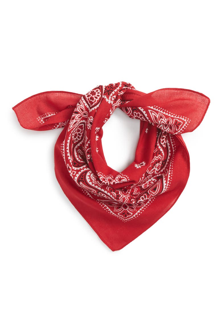 Bandana, Main, color, RED