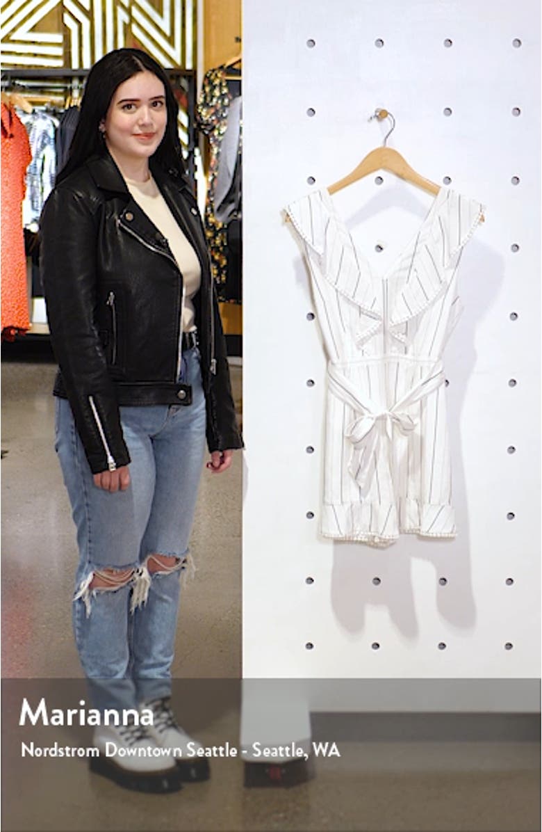 Elena Stripe Romper, sales video thumbnail