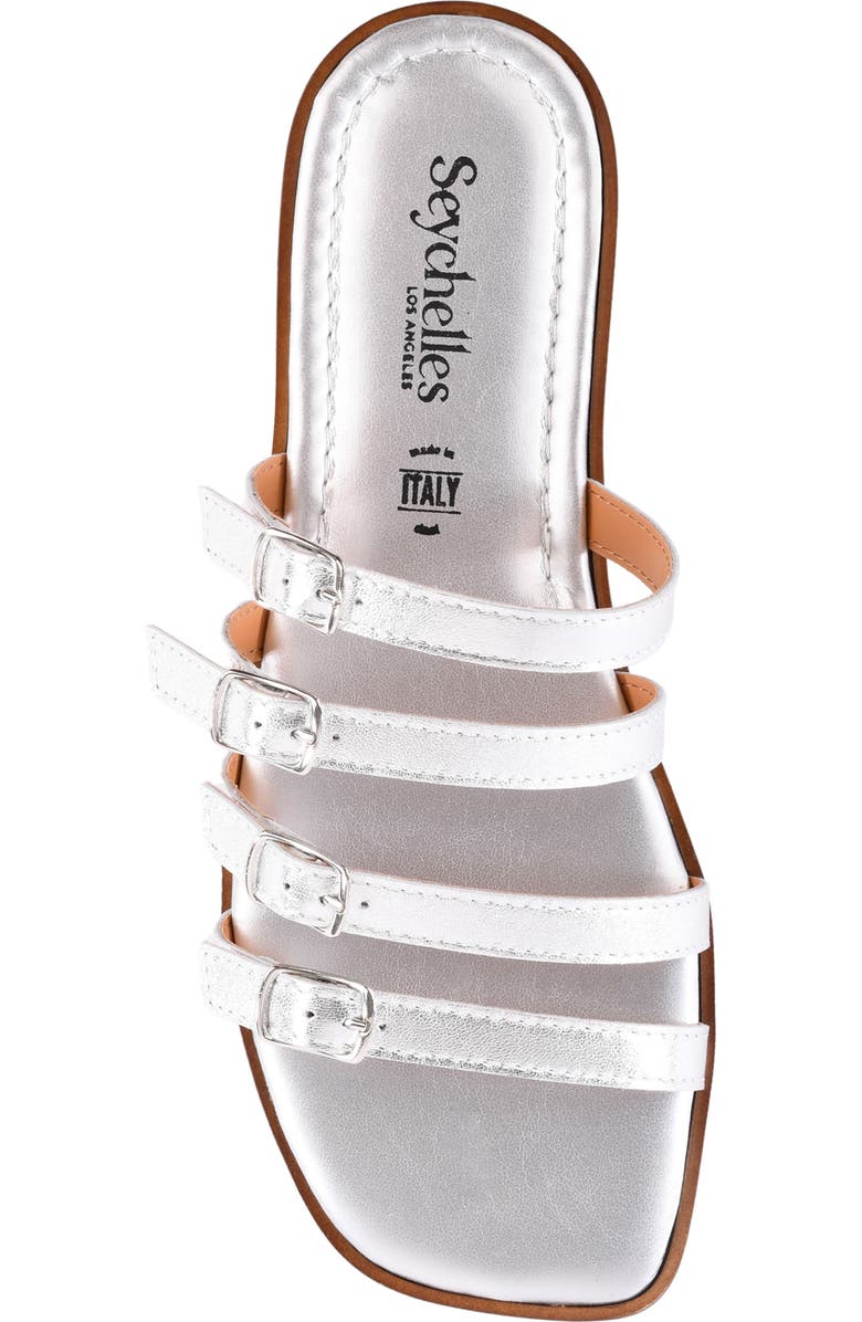 Seychelles Persuasion Strappy Sandal, Alternate, color, Silver