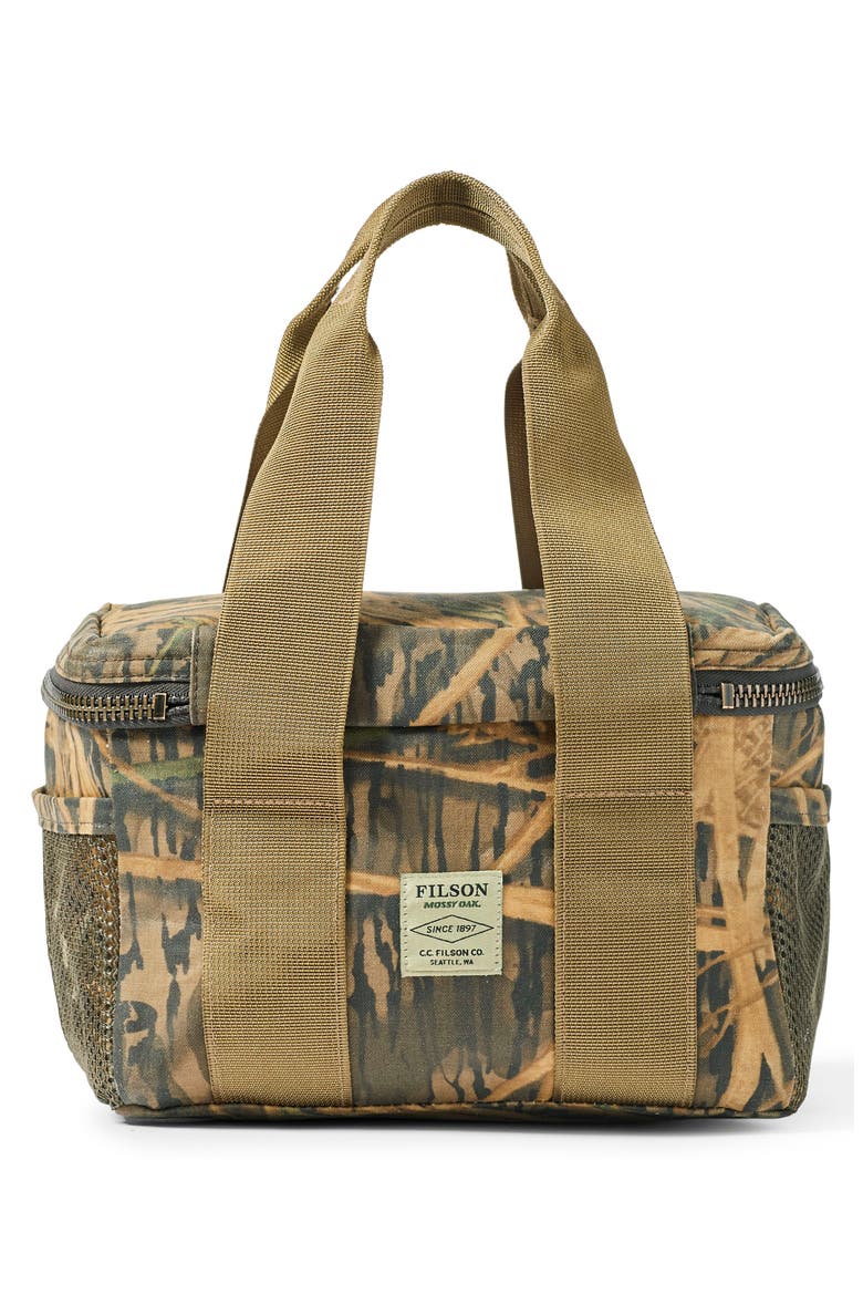 Camo Canvas Lunch Cooler, Alternate, color, SHADOWGRASS