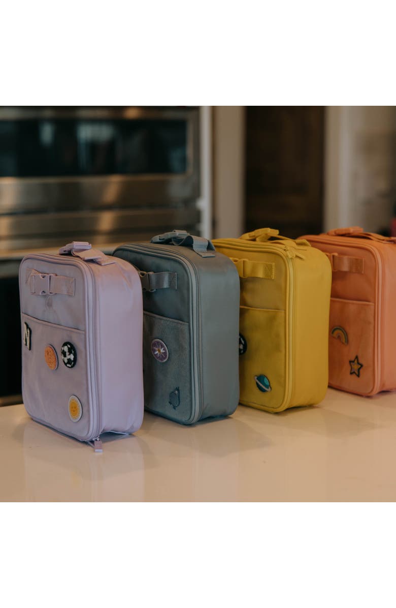 Parker Kids Co. Lunch box + Patches - Adventure Set, Alternate, color, Rain