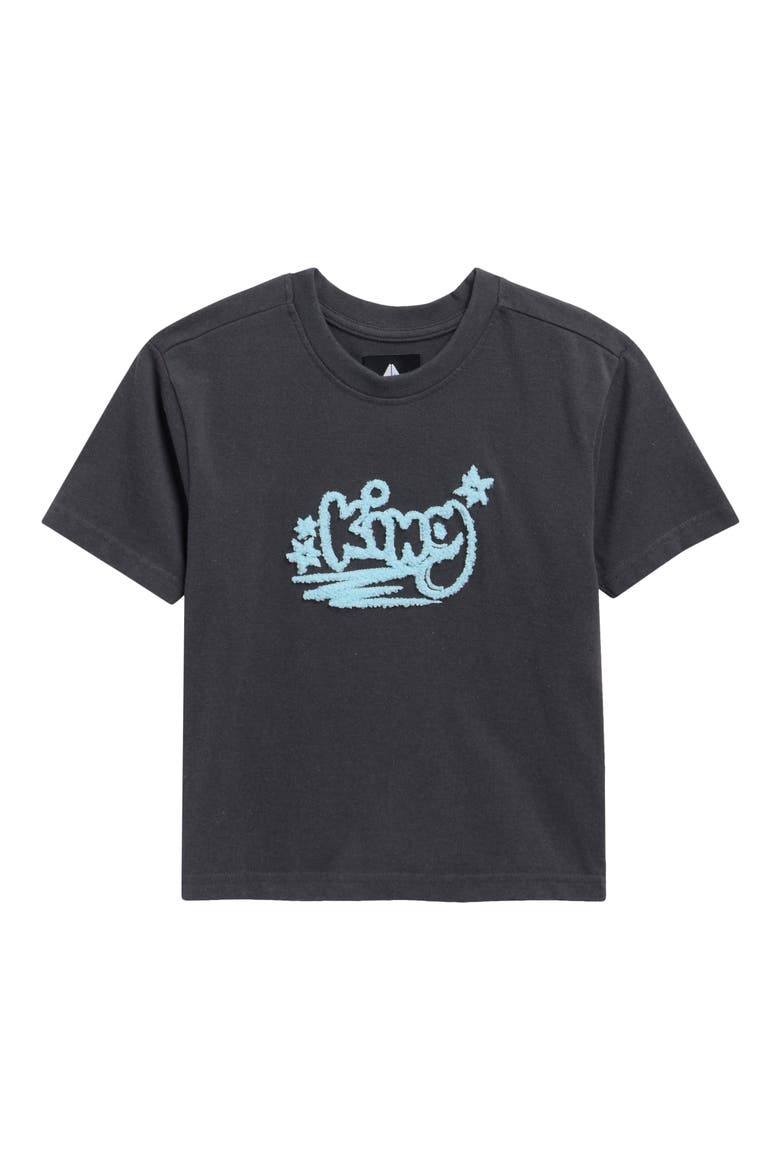 Kids' Fierro Graphic T-Shirt, Main, color, BLACK OYSTER/ KING