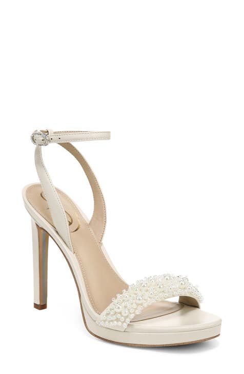 Jade Rhinestone Ankle Strap Sandal (Women)