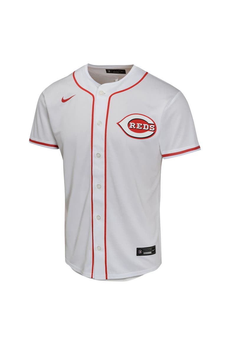 Youth Nike Elly De La Cruz White Cincinnati Reds Home Game Player Jersey, Alternate, color, White
