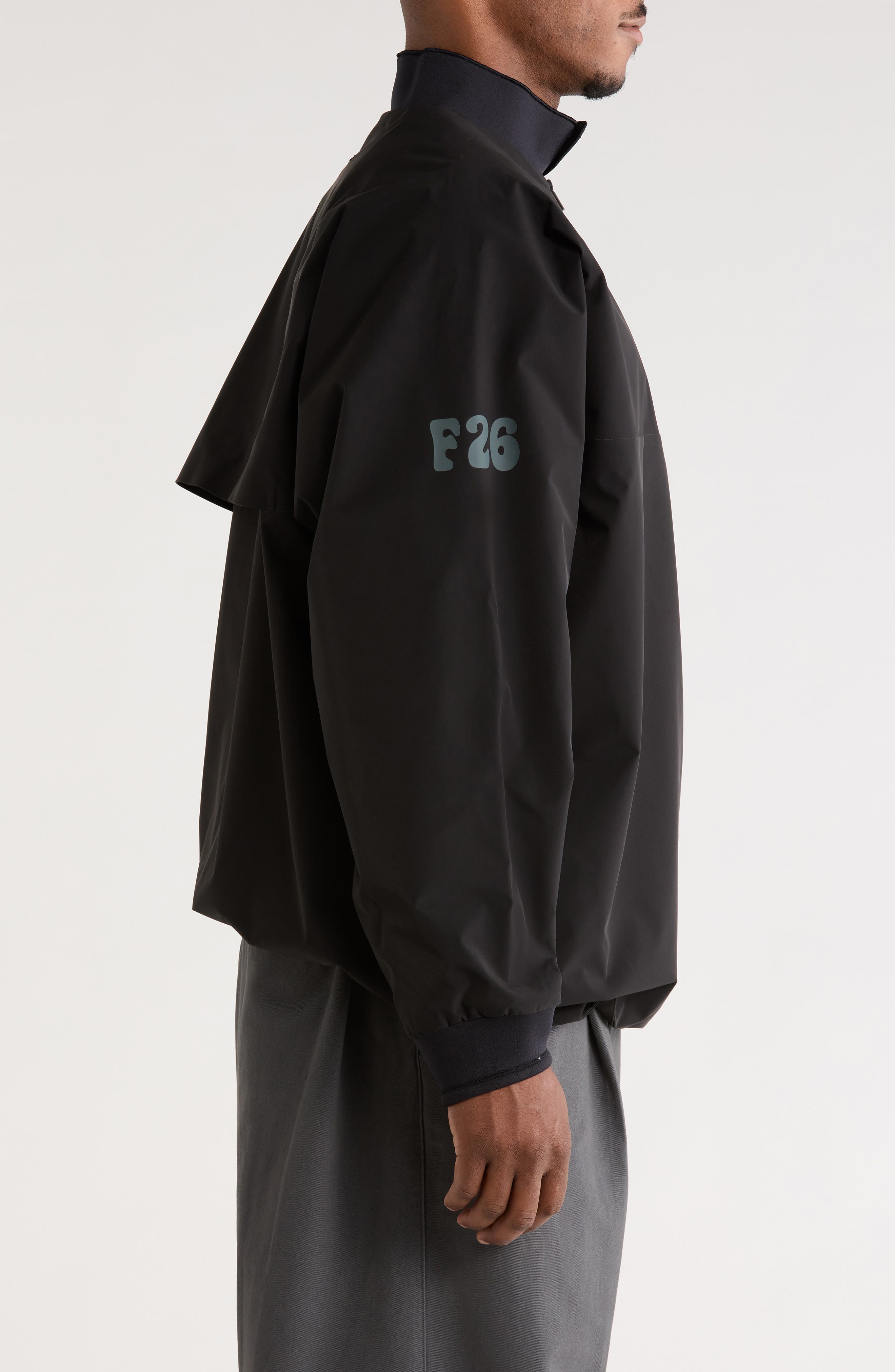 Fear of God Essentials Half Zip Mock Neck Track Jacket (Men