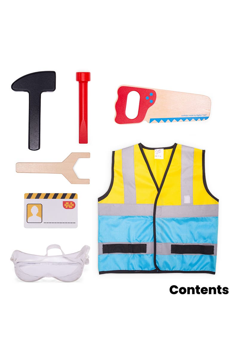 Bigjigs Toys Builder Dress Up, Main, color,