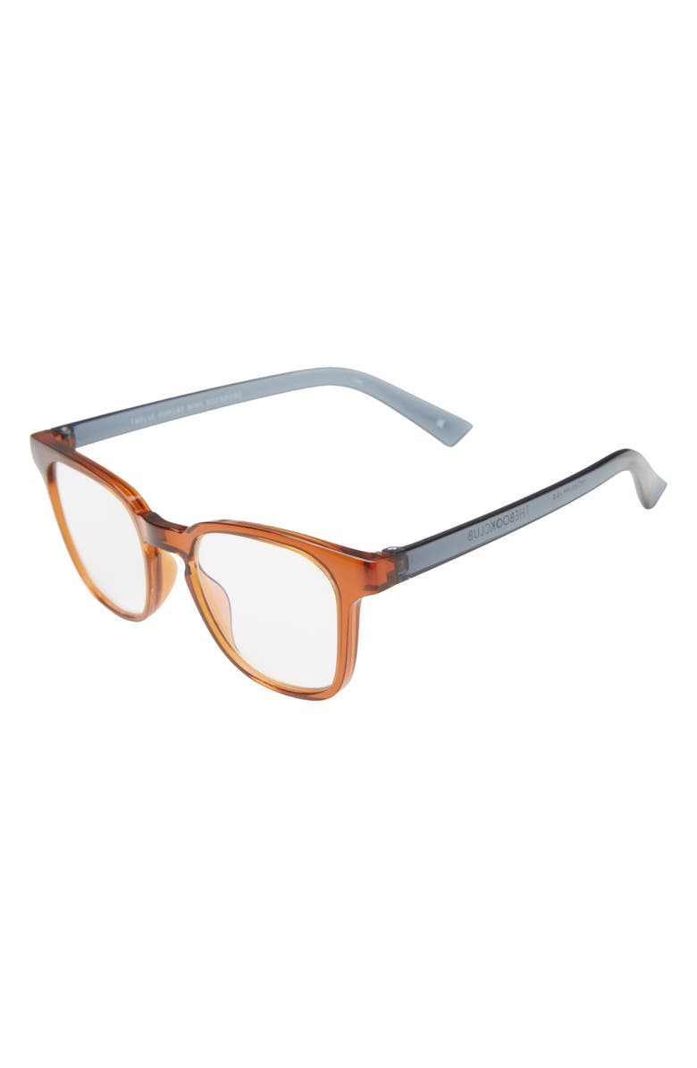 The Book Club Twelve Hungry Bens 49mm Blue Light Blocking Reading Glasses, Alternate, color,