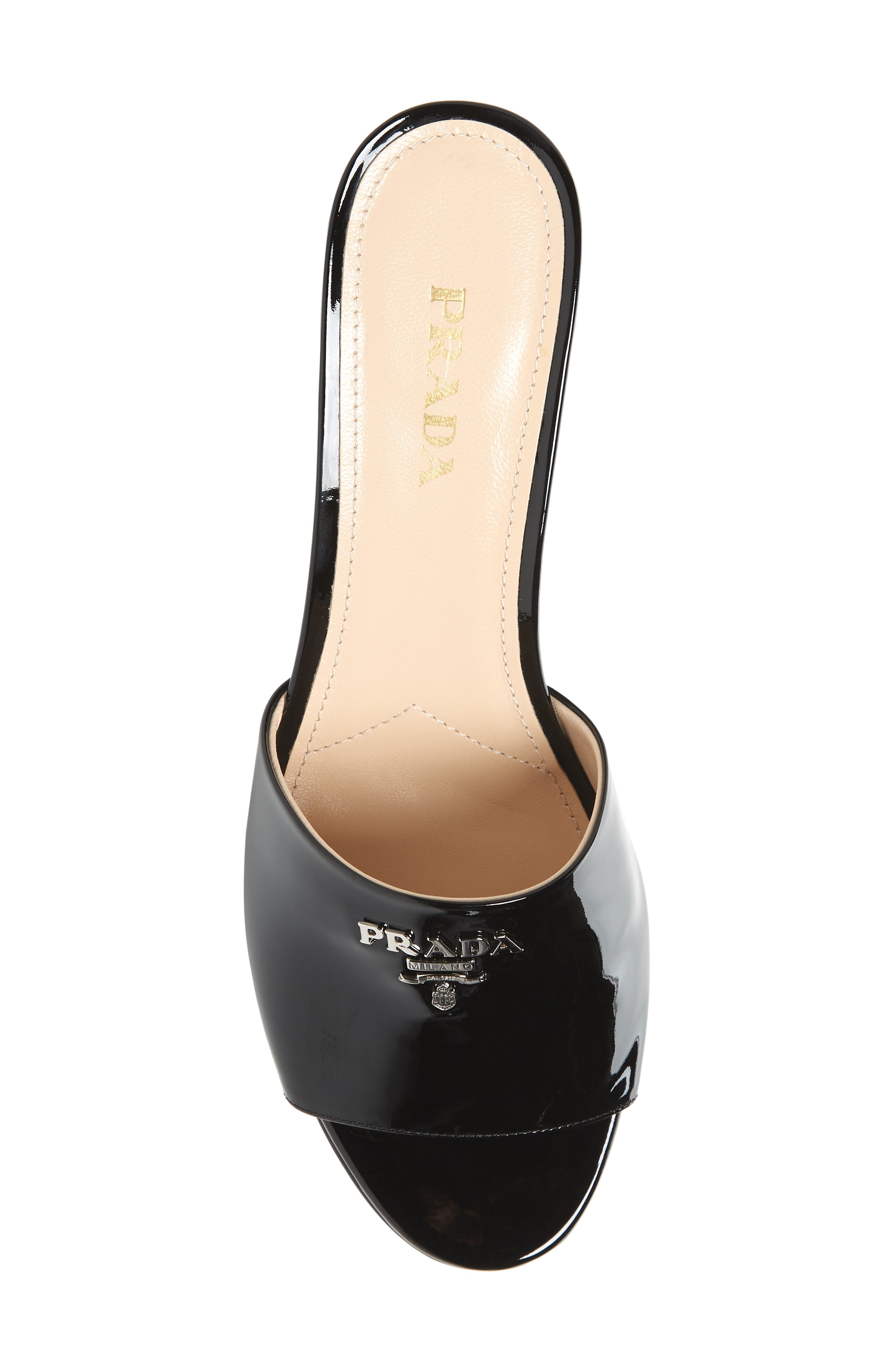 Prada Platform Slide Sandal, Alternate, color, 
