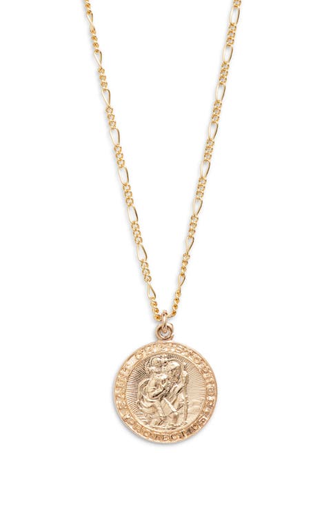 Saint Christopher Pendant Necklace