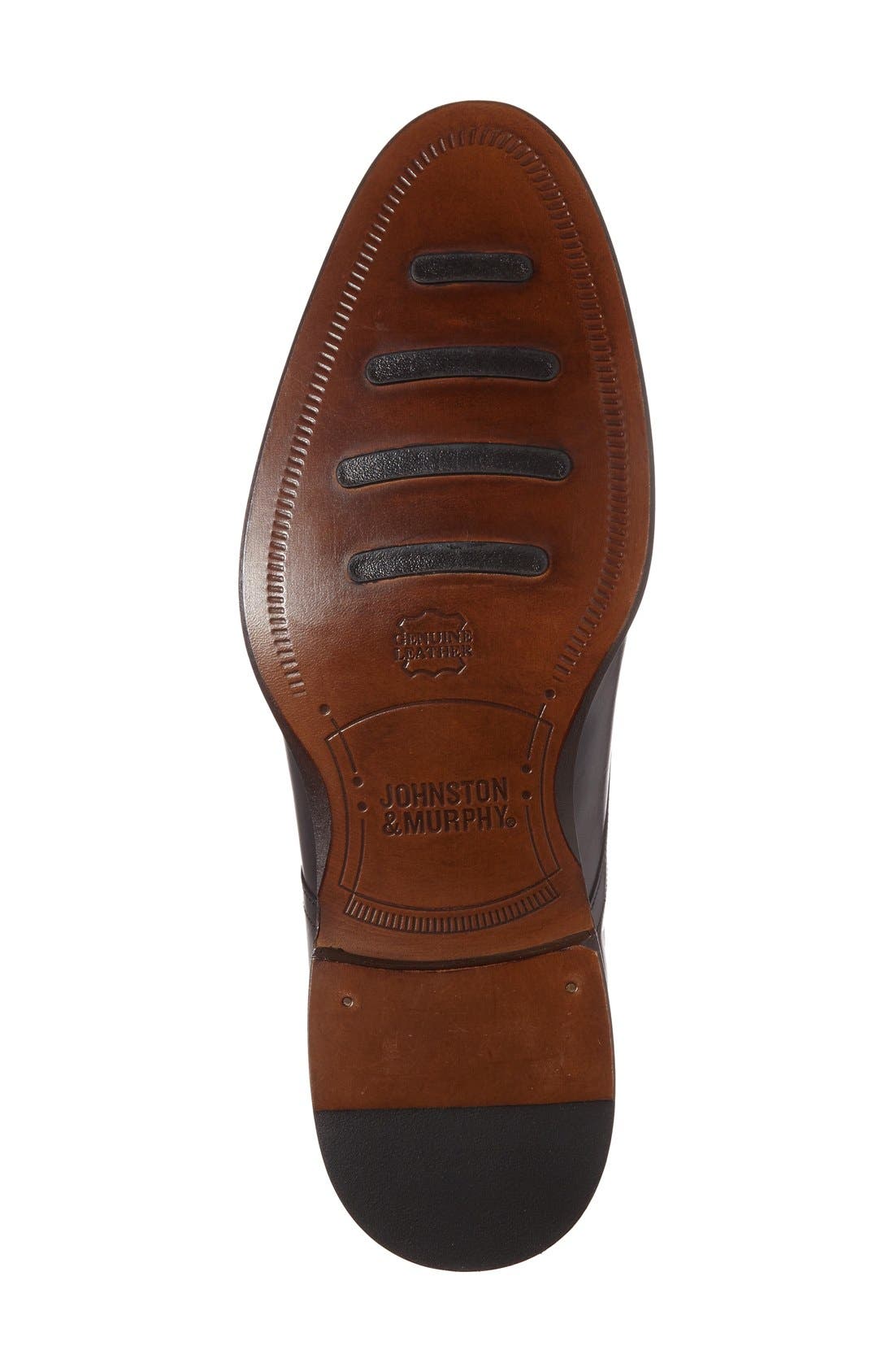 'Nolen' Plain Toe Derby, Alternate, color, BLACK