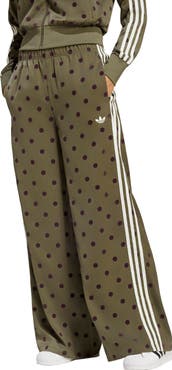 adidas Originals Firebird Polka Dot Wide Leg Track Pants