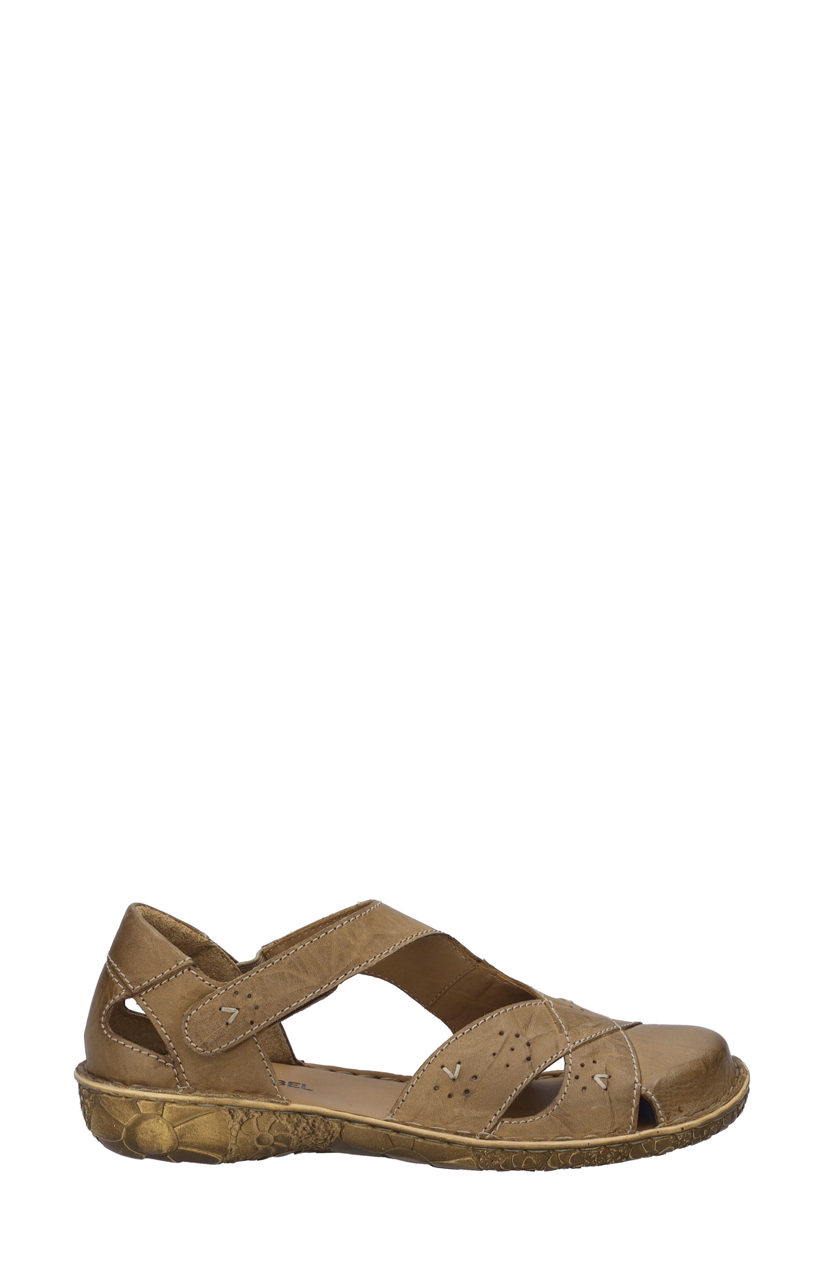Rosalie Flat Sandal, Alternate, color, CAMEL