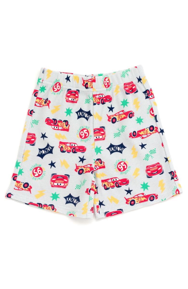 Disney Pixar 2-Piece T-Shirt and Shorts Set, Alternate, color, Mcqueen Light Grey