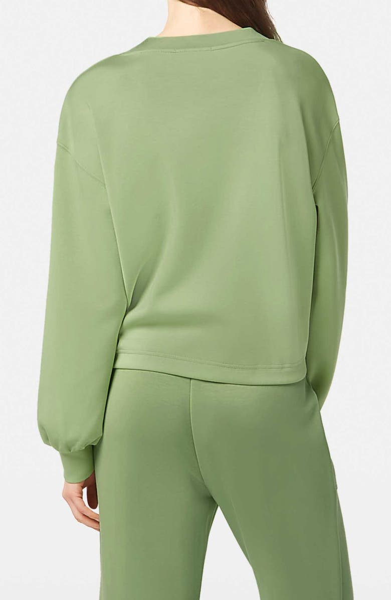 Scotch & Soda V-Neck Modal Sweatshirt, Alternate, color, Pistachio