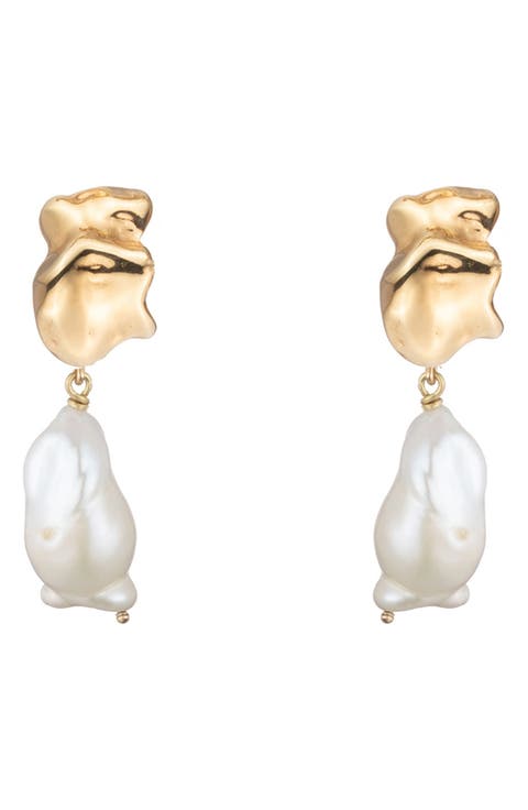 Freshwater Pearl Drop Earrings