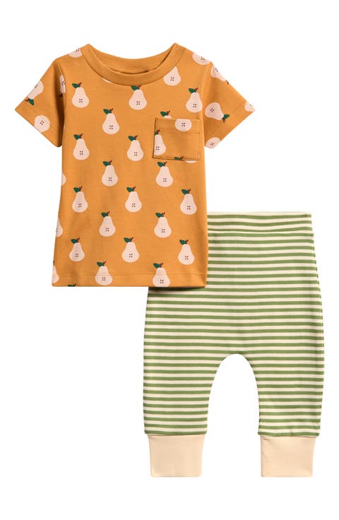 Kids' Summer Pears Organic Cotton Top & Pants Set (Baby & Toddler)