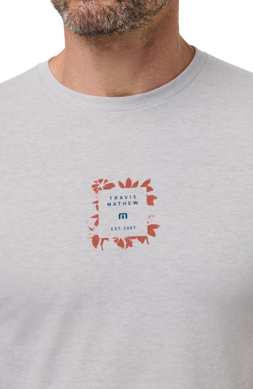Travismathew Short Layover Graphic T-shirt In Gray