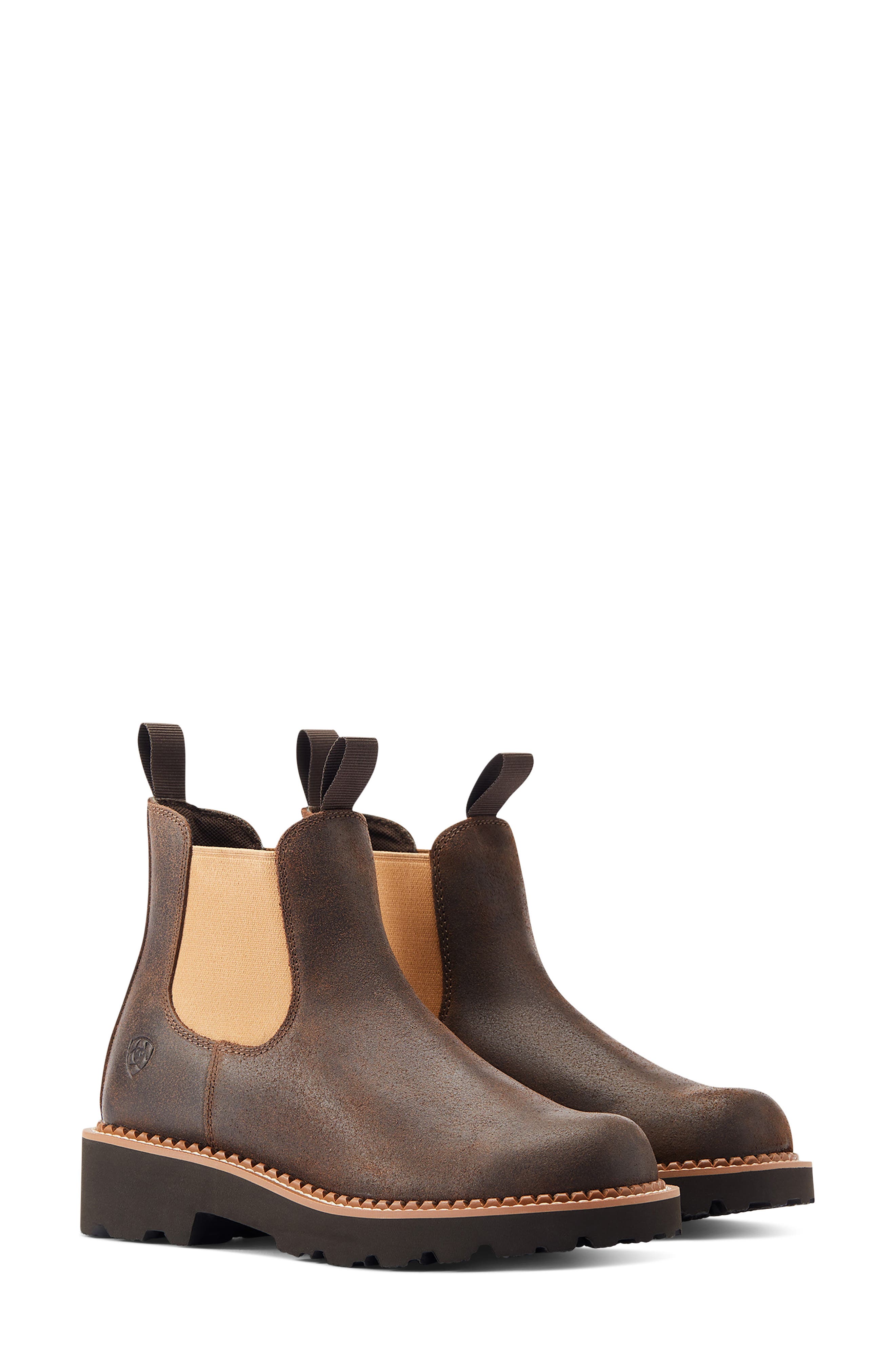 Ariat Fatbaby Western Chelsea Boot, Alternate, color, Brown